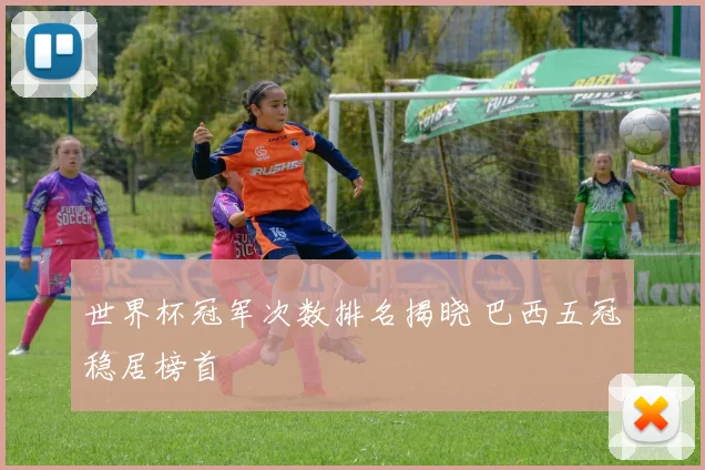 世界杯冠军次数排名揭晓 巴西五冠稳居榜首
